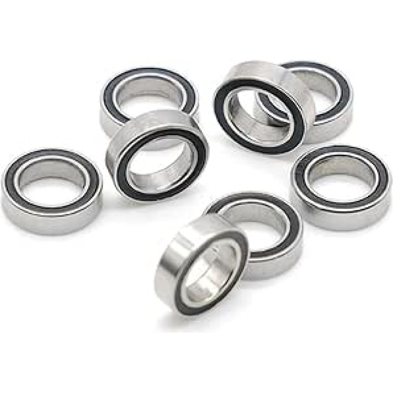 SMR117RS Guoliai ABEC-7 10 vienetų nerūdijančio plieno guoliai RC Car Truck Racing Hobby Ball Bearings for 1/10 1/8 Axial