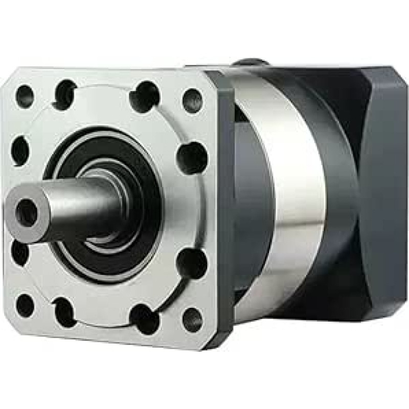 Planetinis krumpliaratinis variklio reduktorius Nema 17 23 34 Žingsninio variklio greičio reduktorius 40 60 80 90 110 130 180 mm flanšo servo variklio greičio santykis 10-1 (PLF080 19 mm įėjimas)