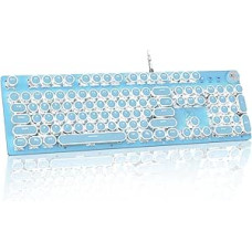 LexonElec The Blue Switch Can Use Ten Laminosics for Light, 105 Button USB Computer, Cuff Plug, Programmable Buttons that Use Windows and Vista Blue