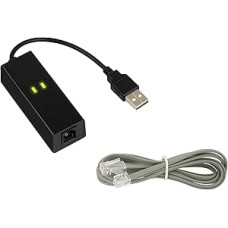 KALEA-INFORMATIQUE Fakso adapteris 56K modemas su USB prievadu ir RJ11 moterišku CONEXANT mikroschemų rinkiniu