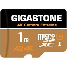 [5 metų nemokamas duomenų atkūrimas] GIGASTONE 1TB Micro SD kortelė, 