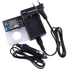 DSTE® atsarginės baterijos ir DC15E kelioninio įkroviklio rinkinys, skirtas Nikon EN-EL9 EN-EL9 a D40/D40X/D60/D3000/D5000 skaitmeniniam fotoaparatui