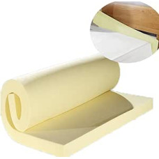 Length 120/150/180/200 cm, Cut to Size Gap Filler High Quality Rectangular Replacement Foam Sofa Bolster Armrest Cushion Chair Pad 45D Foam Board DIY (100 x 20 x 20 cm)