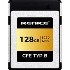 RENICE Pro CFexpress B tipo atminties kortelė 128GB kortelė Skaityti 1750MB/S Rašyti 1500MB/S PCIe 8K vaizdo įrašas iš fotoaparato Kinematografas Fotografai