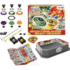 CRAZE Blade Toy Advent Calendar Boys - Battle Spinner Christmas Calendar Children with Battle Arena, Launcher, Spinning Top