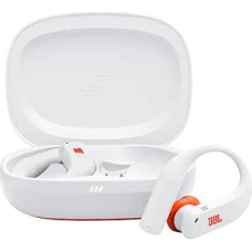 JBL Endurance Peak 4 In-Ear-True-Wireless-Sport-Kopfhörer mit Bluetooth und Noise Cancelling, 48 h Akkulaufzeit, TwistLock Secure Fit, IP68 Wasser-/Staubschutz, JBL Pure Bass Sound, Weiß