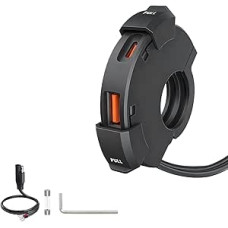 48W Motorrad-USB-Ladegerät, 2 prievadai (QC3.0 18W + PD3.0 30W), IP65, 12-24V USB-C-Steckdose - Schnellladung für Reise & Abenteuer/Alltag/Outdoor - Kompatibel mit Handy/GPS/Kamera