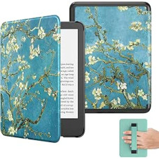 MoKo Case for 6 Inch All-New Ebook Reader (11th Generation-2024/2022), Lightweight Case with Hand Strap Auto Wake/Sleep for 11th Generation 2024 e-Reader, Not for Kobo Aura 2/Remarkable, Apricot
