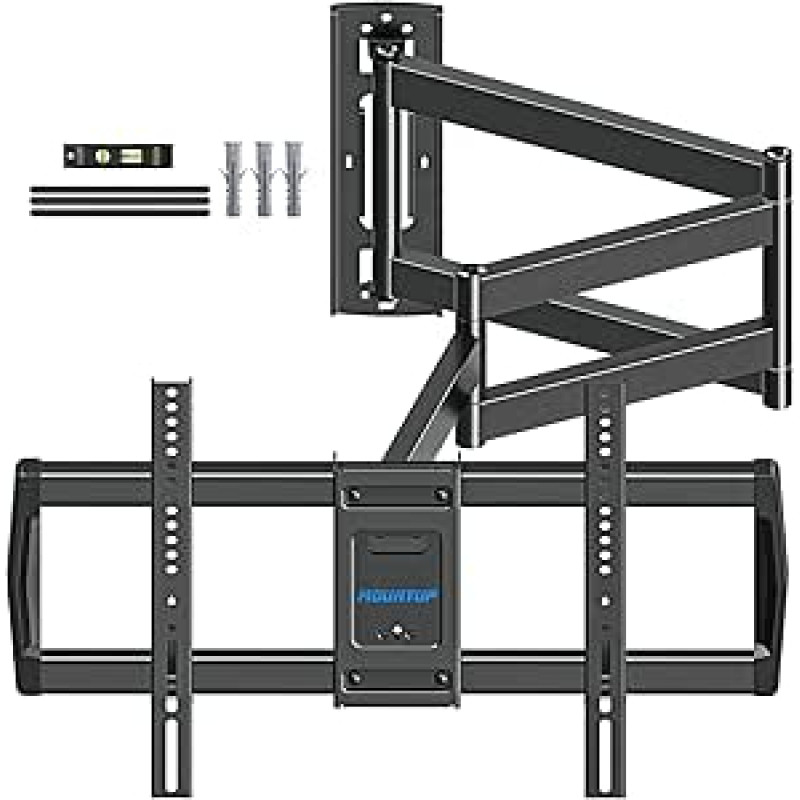 MOUNTUP 962mm Langarm TV Wandhalterung für 42-75 Zoll bis zu 45kg, Schwenkbare Neigbare Wandhalterung Fernseher, Extra Langer Reach Fernseher Halterung, Max VESA 600 x 400mm, EU0047-L