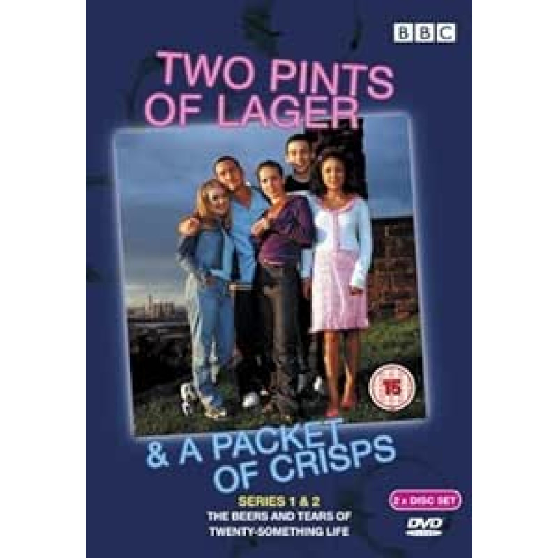 Dvi pintos alaus ir pakelis traškučių - 1 ir 2 serija [2 DVD] [importas iš Jungtinės Karalystės]