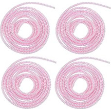4 Pack 1.5m Pink Spiral Cable Protector