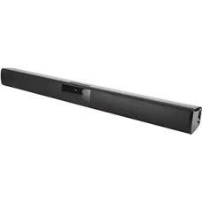 BS 28B Bluetooth Soundbar, Wireless Stereo Speaker with FM Radio, Memory Card Support for TV, PC, Video Games and Projectors