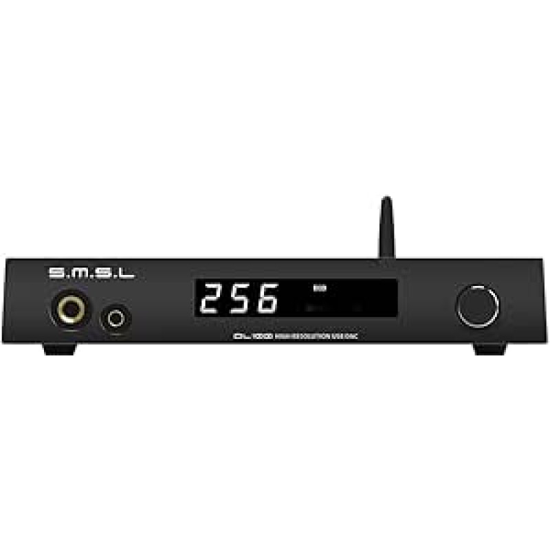 S.M.S.L DL100 garso DAC stiprintuvas 4xCS43131 lustai Hi-Res ausinių stiprintuvas PCM32bit/768kHz Hi-Fi garso stereo imtuvas Bluetooth 5.1/USB/Optical/Coaxial/HDMI įėjimas THD+N0.00009% su nuotolinio valdymo pultu