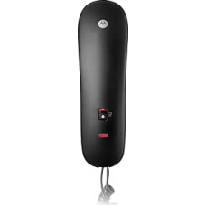 Motorola Voice CT50 Corded Telephone, Simple and Compact Design with Radial Function, Microphone Mute Switch, Wall Mount, Ringer Volume Control - Black