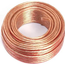 Skaidrus garsiakalbio kabelis 2 x 2,5 mm² CCA - Garso kabelis - 25 m - Kabelis