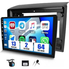 SIXWIN 2+64G Android 13 Car Radio for Fiat Ducato 2010/Citroen Jumper/Peugeot Boxer with Carplay/Android Car, 9 Inch Touchscreen with WiFi GPS Bluetooth FM/RDS EQ + Reversing Camera