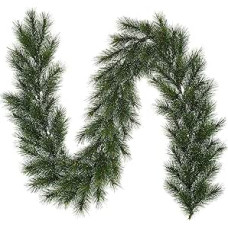 Black Box Trees Glendon Garland with Lights - Christmas Garland L270cm - Christmas Decoration with Lights - Green