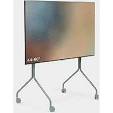 Pedestal Moon Rollin' TV Stand with Wheels for TVs 44-60 Inch | TV Stand & TV Cart | TV Stand Rollable | TV Floor Stand for Living Room | TV Riser (Mossy Green)