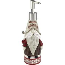 Avanti Linens Christmas Gnomes Christmas Gnomes Collection Resin Multicoloured Lotion Pump
