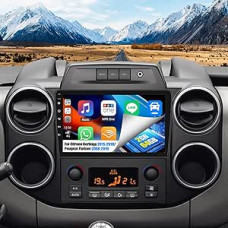 OiLiehu 2+64GB Android 13 Car Radio for Citroën Berlingo 2015-2018/Peugeot Partner 2008-2019 - 9 Inch IPS Touchscreen, Wireless CarPlay & Android Car, GPS, Offline Navigation, Reversing Camera, SWC
