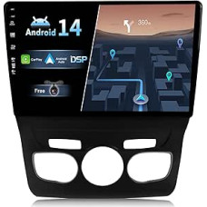 BXLIYER Android 13 IPS Car Radio for Citroen C4 C4L DS4 (2013-2017) - 2G + 32G - Wireless Carplay + Android Car - Free Camera - 2 DIN 10.1 Inch - Dab Steering Wheel WLAN DSP Fast Boot Split Screen