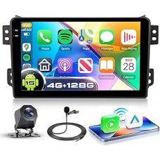 4G+128G automobilinis radijas 