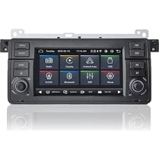 Linux Car Radio for BMW E46 3 Series 1999-2005 Flash Start/Bluetooth/Wireless CarPlay/Android Car/FM/AM/RDS/USB