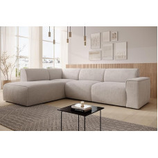 L formos sofa Didim L Cream - 292cm Stilinga ir patogi L