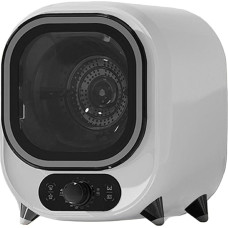 Kleiner kondensations-wäschetrockner, kompakter tragbarer schleudertrockner, max. Belastbarkeit 0,8 kg, 35db geräuscharm, kompakt und leicht für kleine räume White