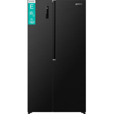 Gorenje NRS917E41BX Šaldytuvas-šaldiklis / Laisvai pastatomas / 544L / 39dB / Energijos vartojimo efektyvumo klasė : E/NoFrost Plus/EcoModus/Multiflow 360°/ CrispZone/FastFreeze / (plotis x aukštis x gylis): 91,1 × 178,6 × 61,5 cm / juoda