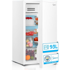 Midea Compact Mini Fridge 93 Litres for Home and Office - Low Power Consumption without Freezer - Quiet Mini Bar for Caravans and Camping with 0°/-3º Cooling Zone