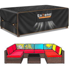 Patio Furniture Set, Outdoor Cover, Sectional Sofa Set, Rectangular Square Table Cloth, Rattan Patio Furniture Covers, Waterproof, 420D Oxford Fabric for Outdoors,