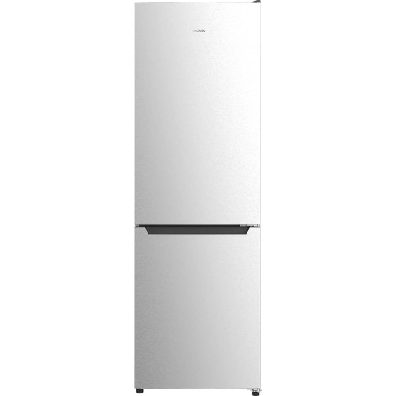 Cecotec Frigorífico Combi 2 Puertas Bolero CoolMarket Combi 322 Inox E. 322 L, Altura 185 ir 60 cm Ancho, Bajo Consumo, Sistema Multi Air Flow, Total No Frost y 2 Cajones