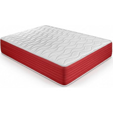 DUÉRMETE ONLINE Lite viskoelastinis čiužinys dvipusis kietas ir patogus žiemą vasarą baltas 30 cm aukščio 90 x 180 cm