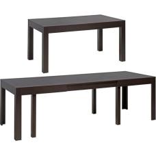 MPS didelis praktiškas WENUS stalas, 160-300 x 90 x 76 cm, valgomasis, 4-12 asmenų valgomasis stalas su ištraukiamu stalviršiu iki 300 cm, ištraukiamas virtuvės stalas, valgomojo stalas, ištraukiamas stalas