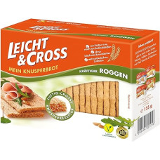 Leicht & Cross ruginiai traškučiai, 8 vnt. (8 x 125 g pakuotė)