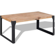 VidaXL Bazinis stalas Bois d'acacia massif 100 x 60 x 45 cm