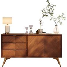 Foyer-Sofatisch Schmal 160cm Massivholz-Vintage-Eingangstisch, Wohnzimmer-Aufbewahrungs-Seitenboard, für Wohnzimmer, Küche, Schlafzimmer etc.