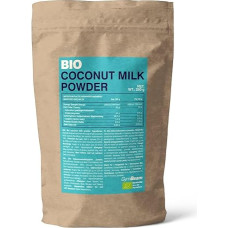 Ekologiškas kokosų pieno milteliai 250 g - aukščiausios kokybės ekologiškas džiovintas kokosų pienas, veganiškas, be cukraus, turtingas baltymais, be glitimo ir laktozės - kaip karvės pieno pakaitalas kavai, kokteiliams ir kt. - GymBeam