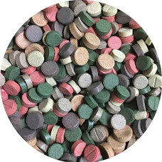 Pašarų tablečių mišinys Lipniųjų tablečių maistas Dekoratyvinės žuvys 7 rūšys (250 ml)