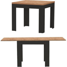 Tisch MPS Practical Merkury 90-180 x 77 x 90 cm Virtuvės stalas Valgomasis stalas Tisch Valgomasis stalas Gyvenamasis kambarys Kvadratinis 90 x 90 4 stalo kojos Išplečiamas modernus