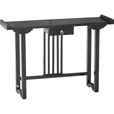 Konsolentisch Schmal Holz mit Schubladen, Kommode Flur Schmal, Moderner Flur Regal für Eingangsbereich, Wohnzimmer Und Schlafzimmer(80x35x80cm/31x14x31in)