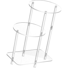 Akrilo šoninis staliukas Galinis staliukas Mažas naktinis staliukas viešbučio butui Vonios kambario prieškambaris apvalus