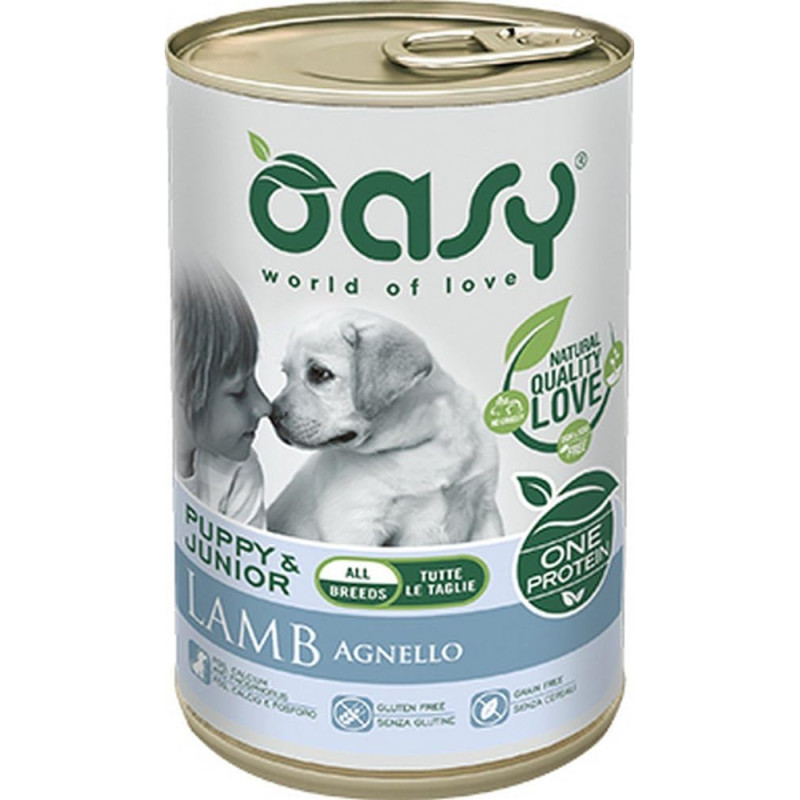 OASY One Wet Wet Dog Puppy Lamb Monoproteici