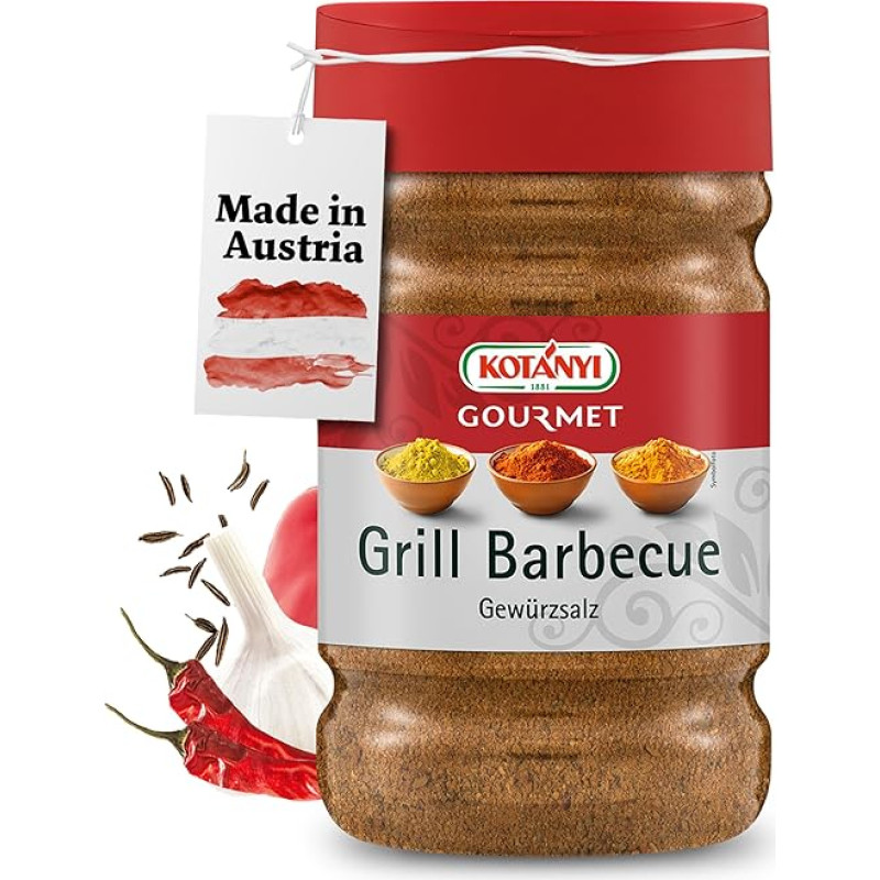 KOTÁNYI Grilio prieskoniai - BBQ Rub bet kokiai mėsai - Marinatas mėsai - Prieskonių mišinys griliui - [Užsisakykite dabar kitam grilio vakarėliui!]