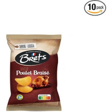 Chips Roasted Chicken BRET'S - 10 Bags x 125g