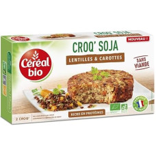 Organic Croq'Soy Lentils/Carrots 200 g