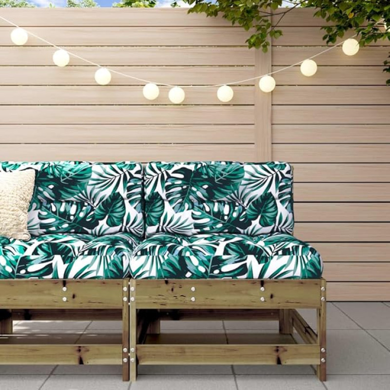 Garten Lounge gartenlounge gartenlounge Set terassenmöbel außenGarten-Ecksofa mit Kissen und HockerGeeignet für Schlafzimmer