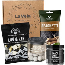La Vela Genusswelten Liquorice Gift Set, Liquorice Specialities, 4 Varieties, 605 g, Tasting Set