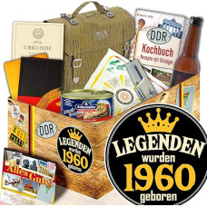 ostprodukte-versand Legendos 1960 / DDR produktai NVA / 1960 m. gimtadienio dovana